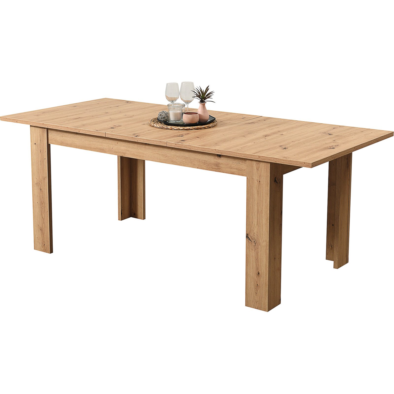 Tisch Marco Dekor Eiche Artisan 161/201 x 77 x 91 cm