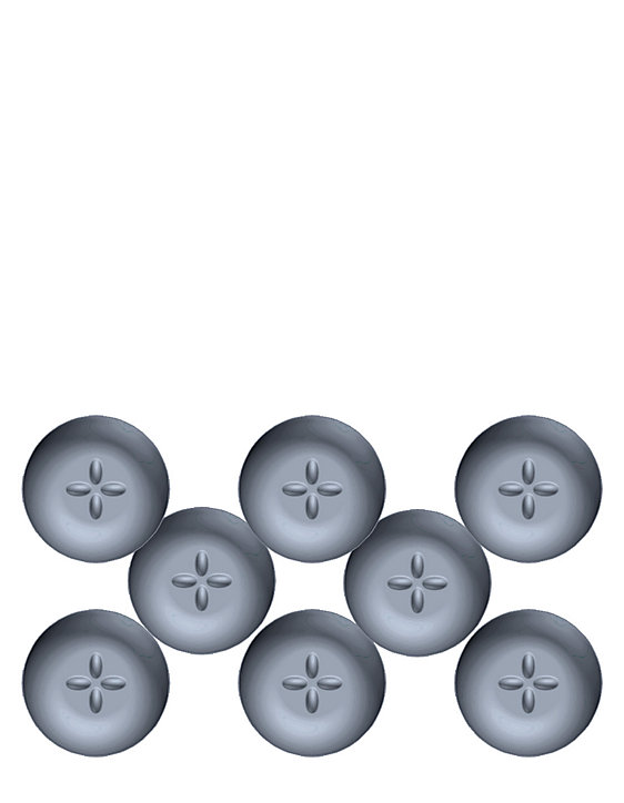 Patin glisseur adhésif rond gris Scotch ø22 mm, lot de 8