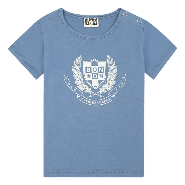 Bonton T-Shirt Tubog Coton Bio | Bleu
