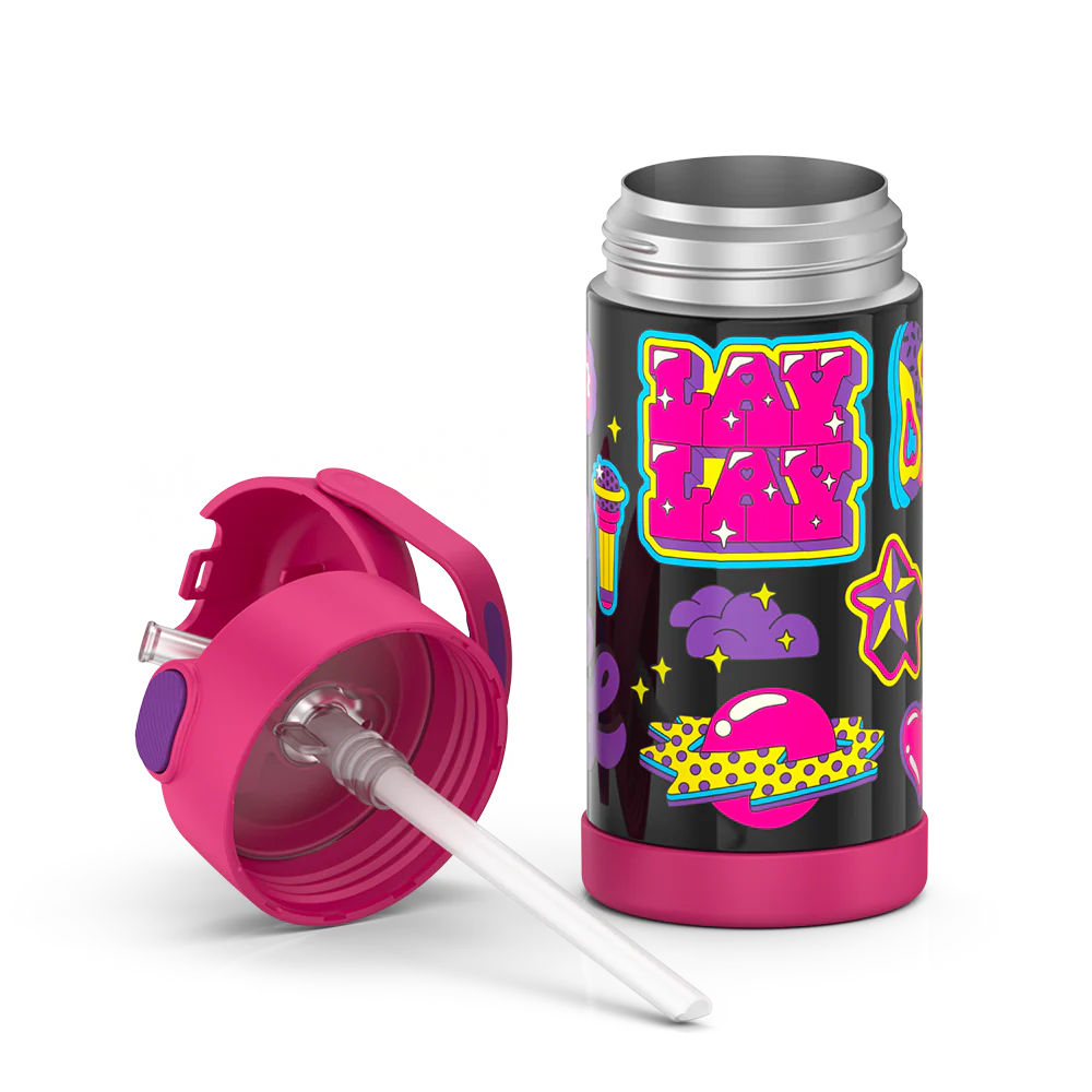 12oz FUNTAINER® WATER BOTTLE THAT GIRL LAY LAY