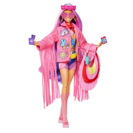 Barbie Extra Fly Barbie-Puppe im Wüstenlook