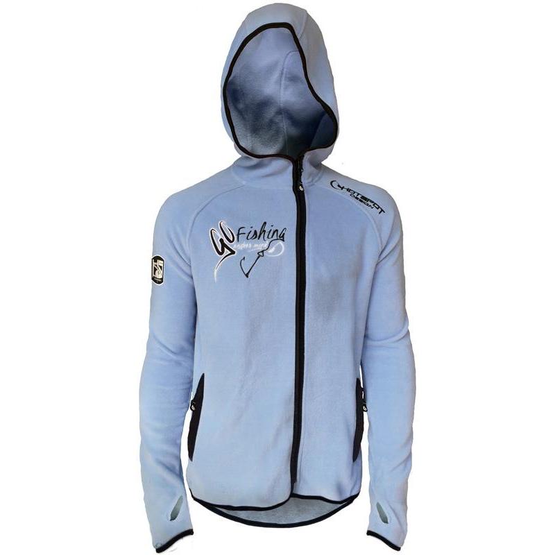 Polaire Homme Hot Spot Design Polar Fleece Go Fishing - Bleu