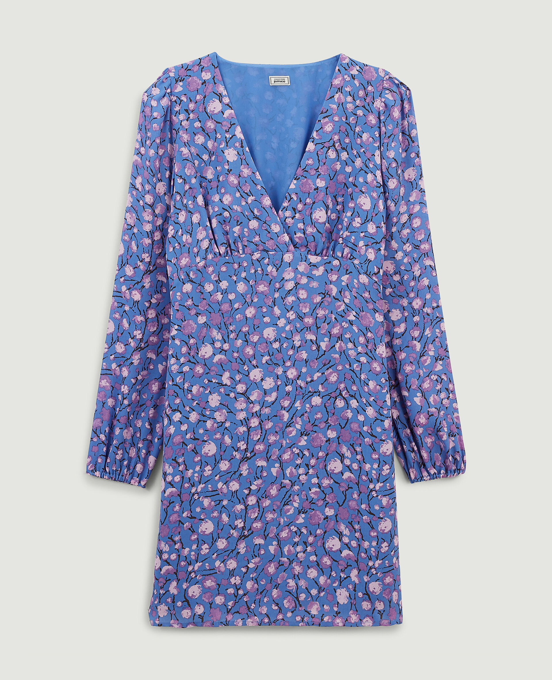 Robe courte et fluide - Bleu
