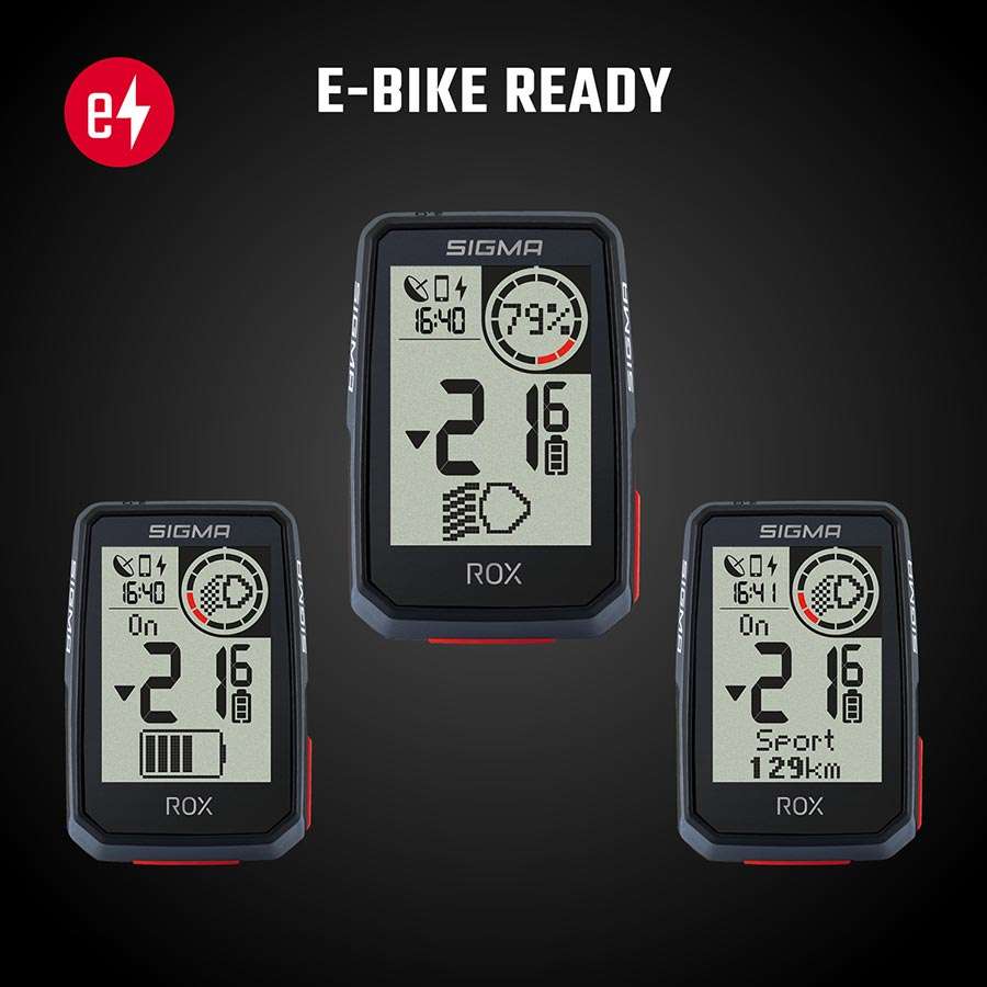 Sigma Sport ROX 2.0 Top Mount GPS Fietscomputer Zwart