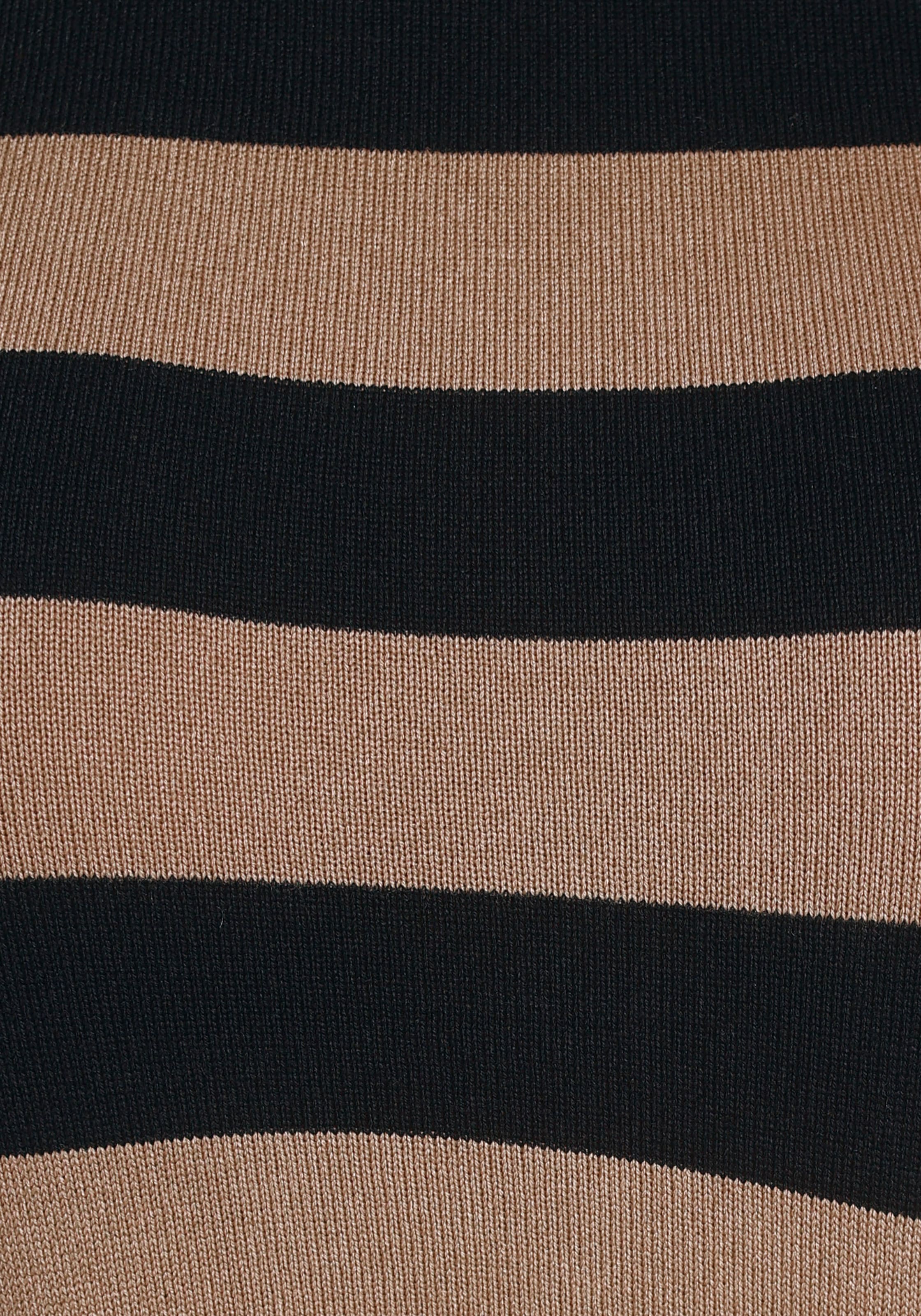 Tamaris Rollkragenpullover , im lässigen Streifendesign