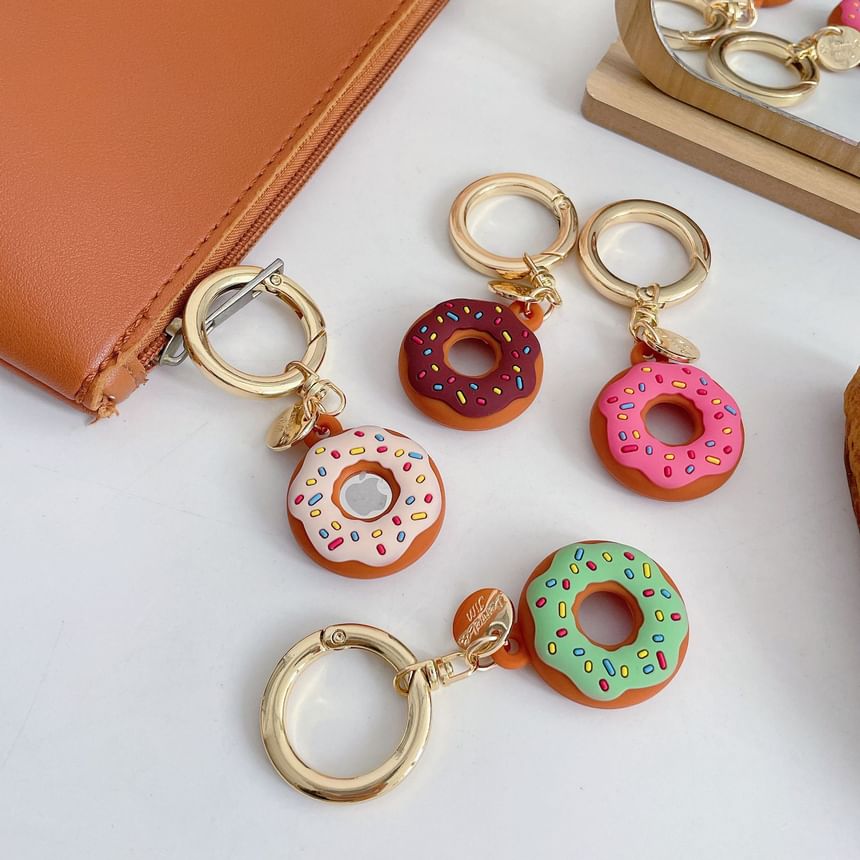 Galeon - Donut Siliconen AirTag Case Sleutelhanger