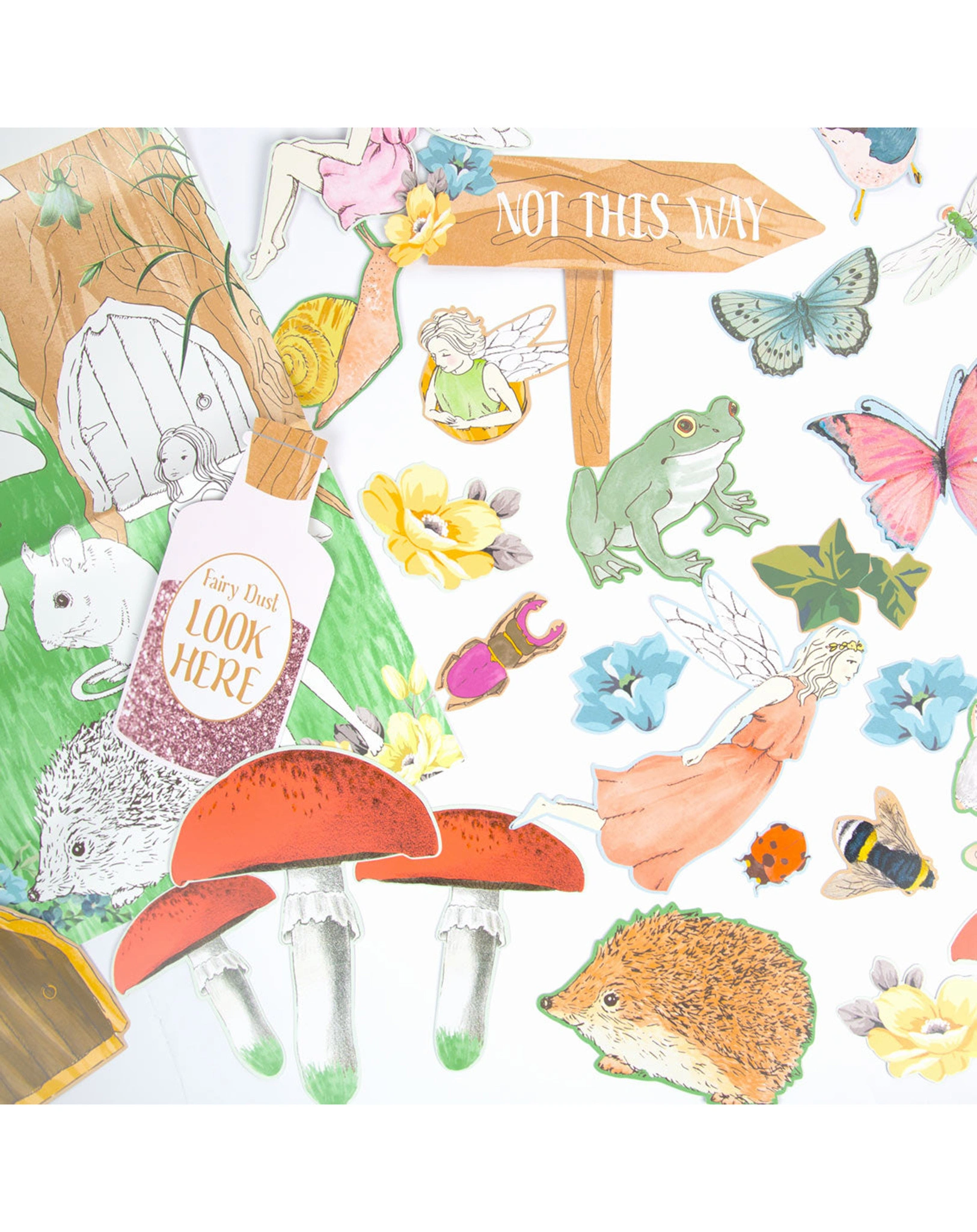 Partydeko FAIRY TREASURE HUNT aus Papier