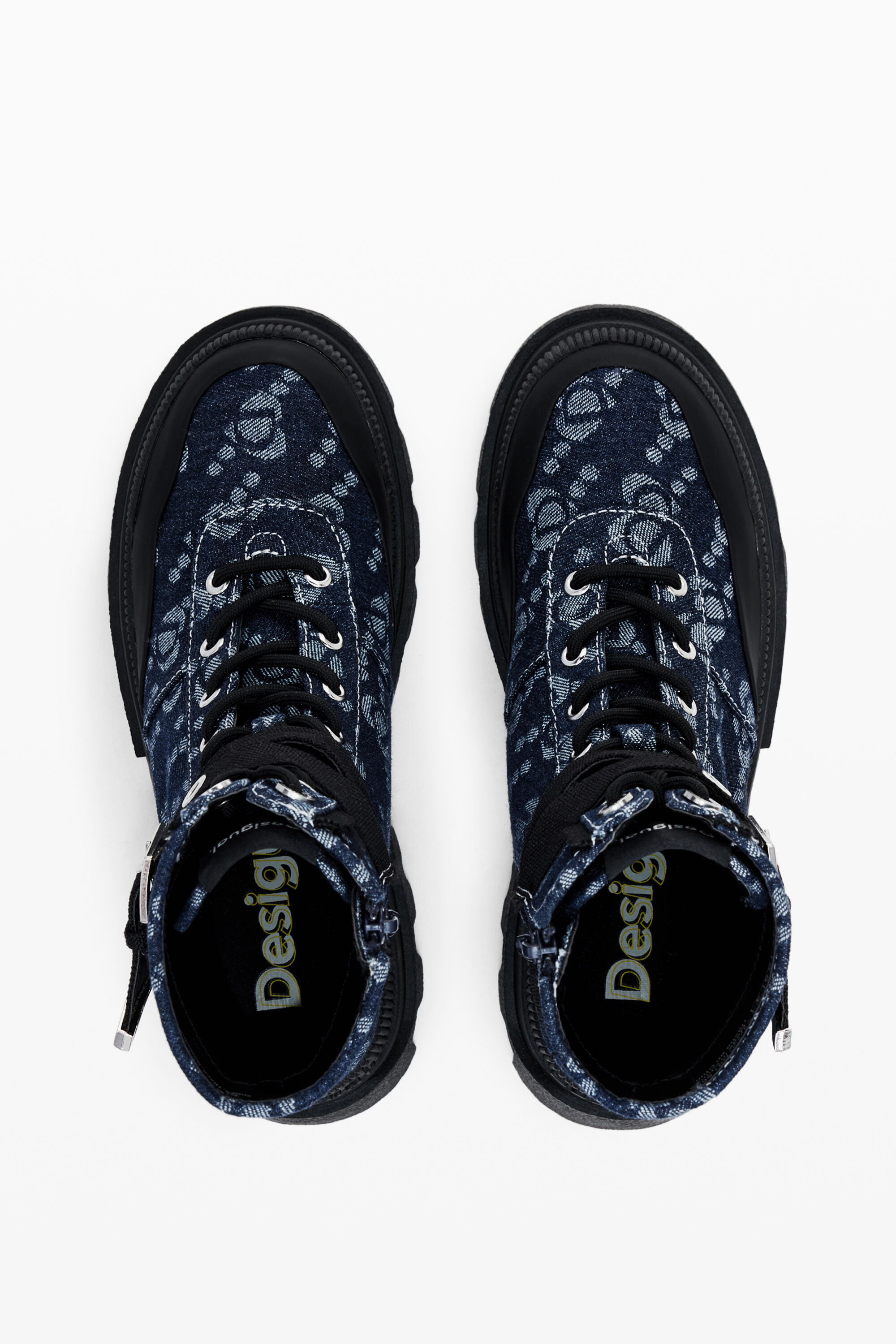 bota trucker de jeans