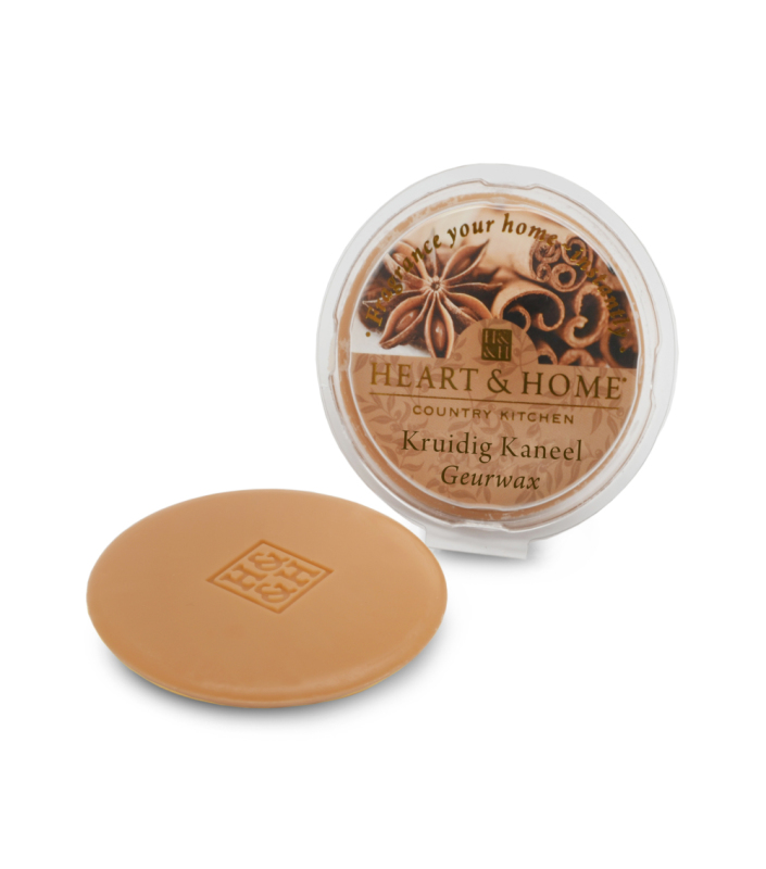 Heart & Home Geurwax - Kruidig Kaneel 1st