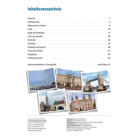 Hauschka Verlag Fit zum Übertritt - Englisch 4. Klasse, A4-Heft