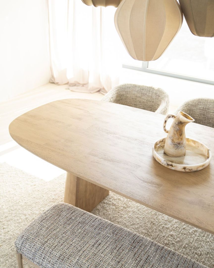 Eettafel Lune Naturel van Eleonora