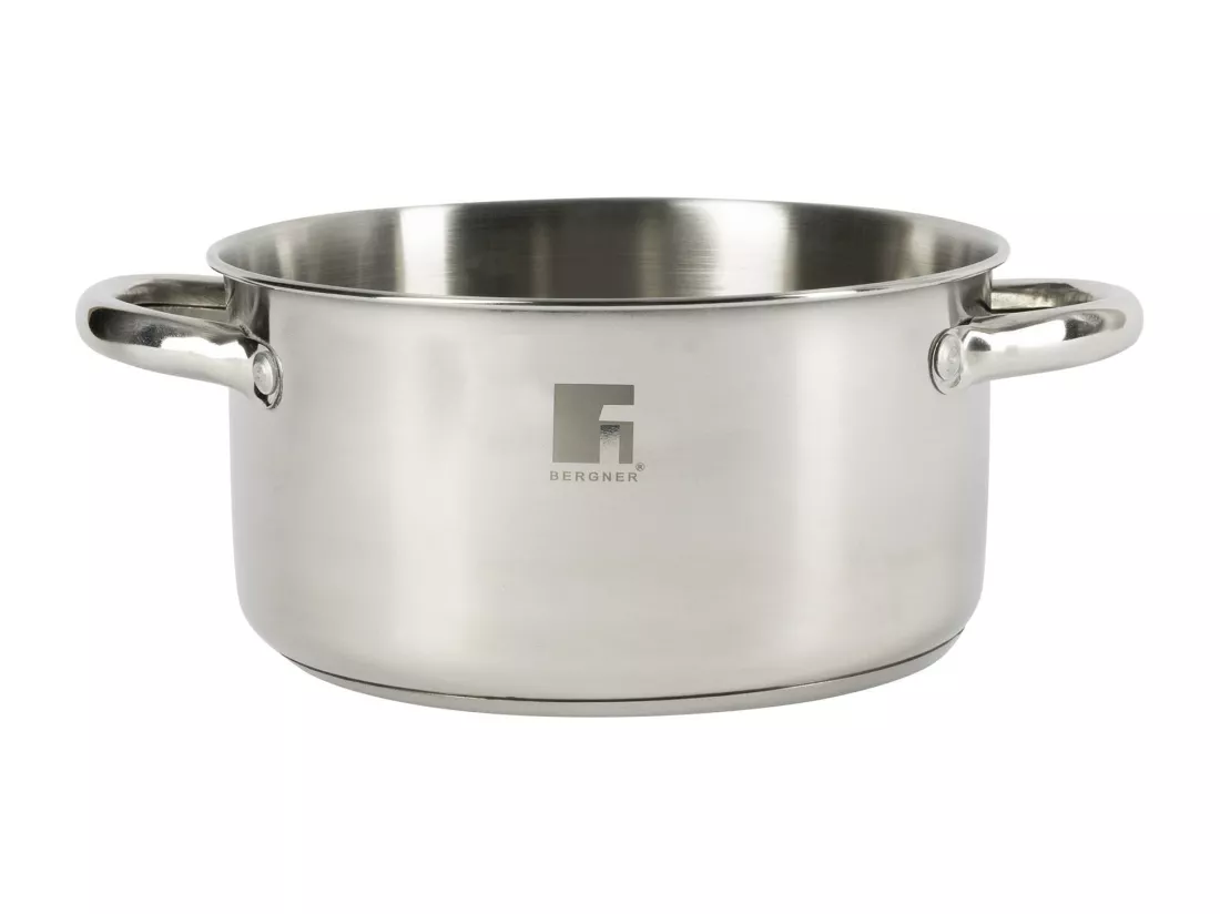 Set de 3 casseroles (Ø16Ø18Ø20cm) ALEA avec couvercles Bergner en inox