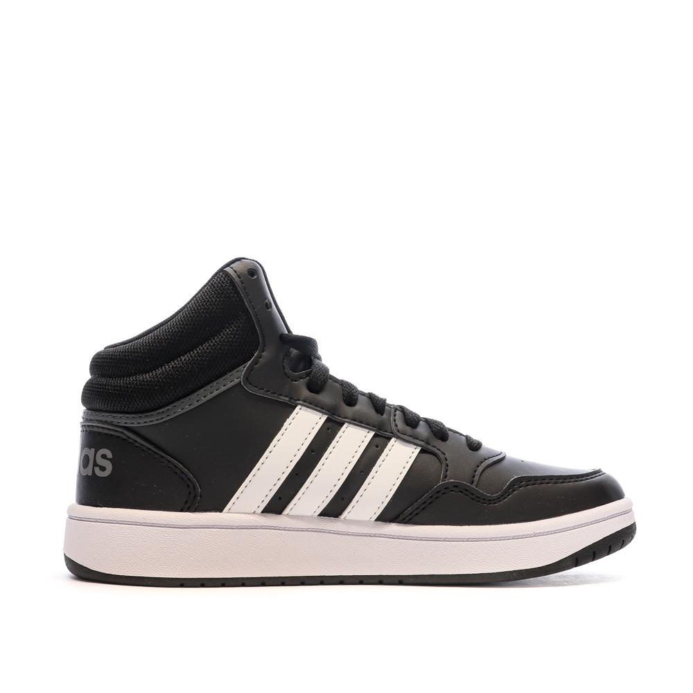 Adidas Baskets Noir Garçon Adidas Hoops 3.0 Mid