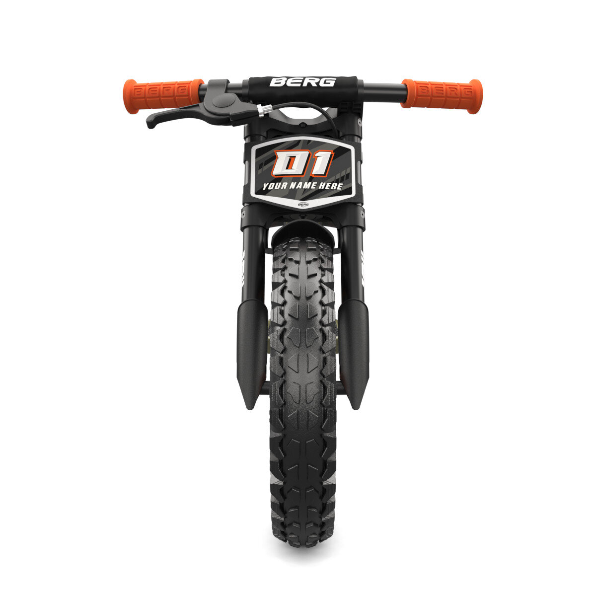 Bergtoys Berg Laufrad Biky Trail mit Bremse - Grün