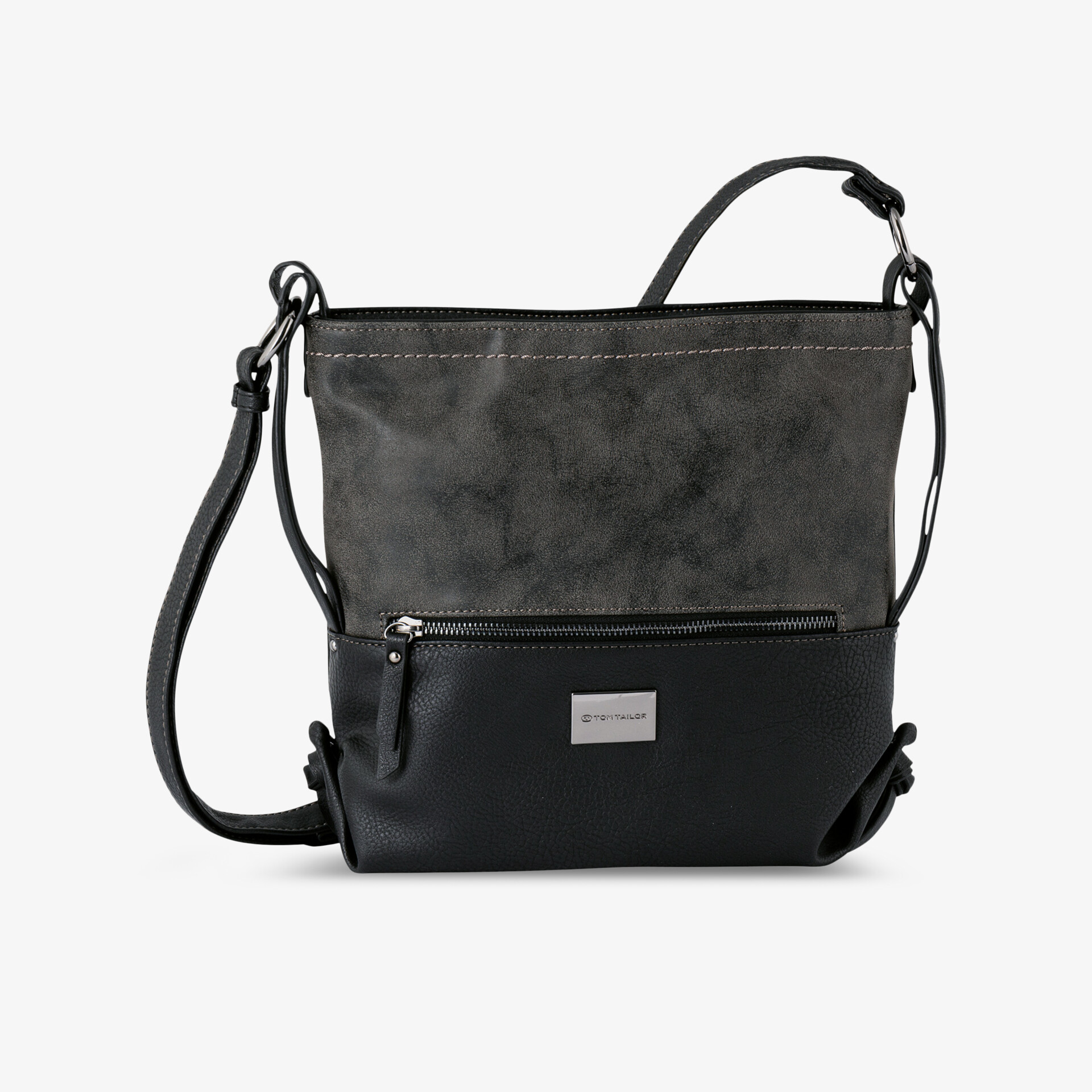 TOM TAILOR Damen Umhängetasche schwarz