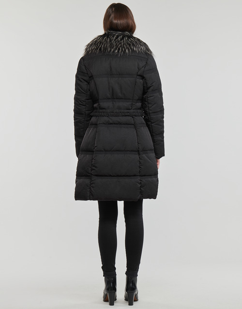 Guess - MARISOL LONG BELTED JACKET - Noir