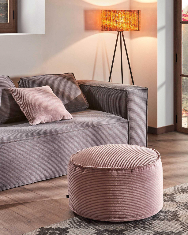 Kave Home Blok 3-zits bank green corduroy