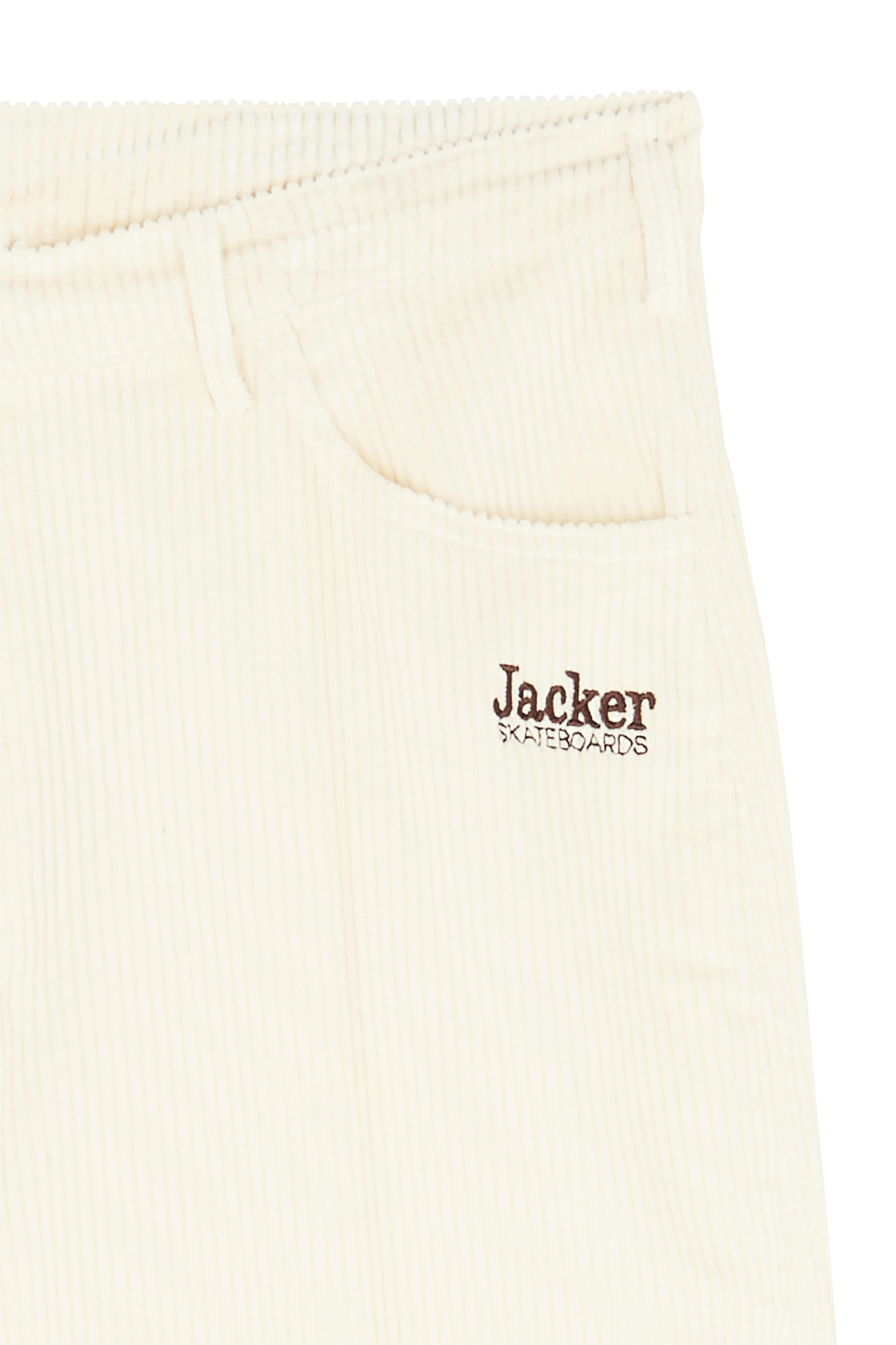 JACKER Jean Nostalgia Corduroy Baggy Beige