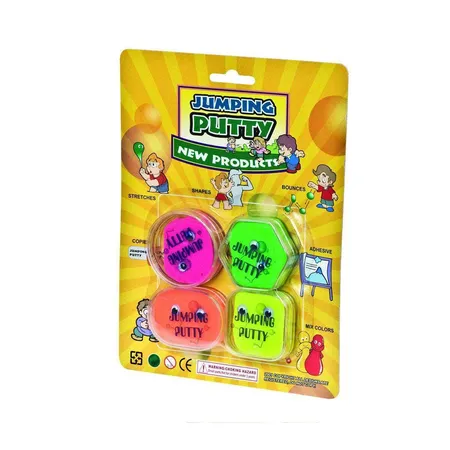 Van Manen Springknete Jumping Putty, 4 Stück