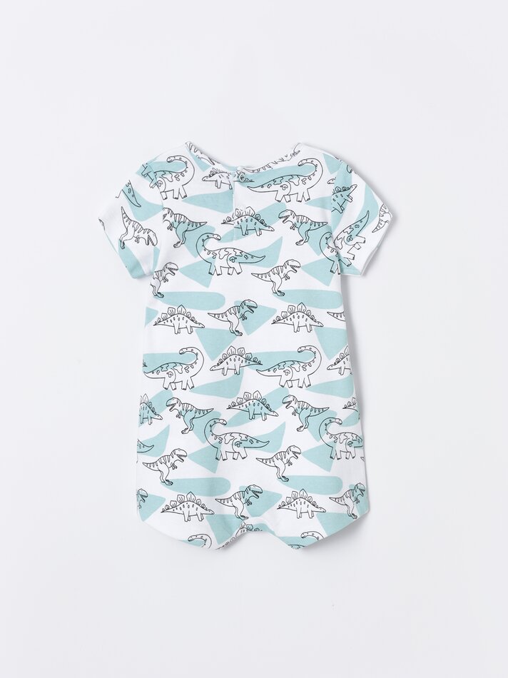 Conjunto com 2 pijamas estampados - Turquesa Escuro