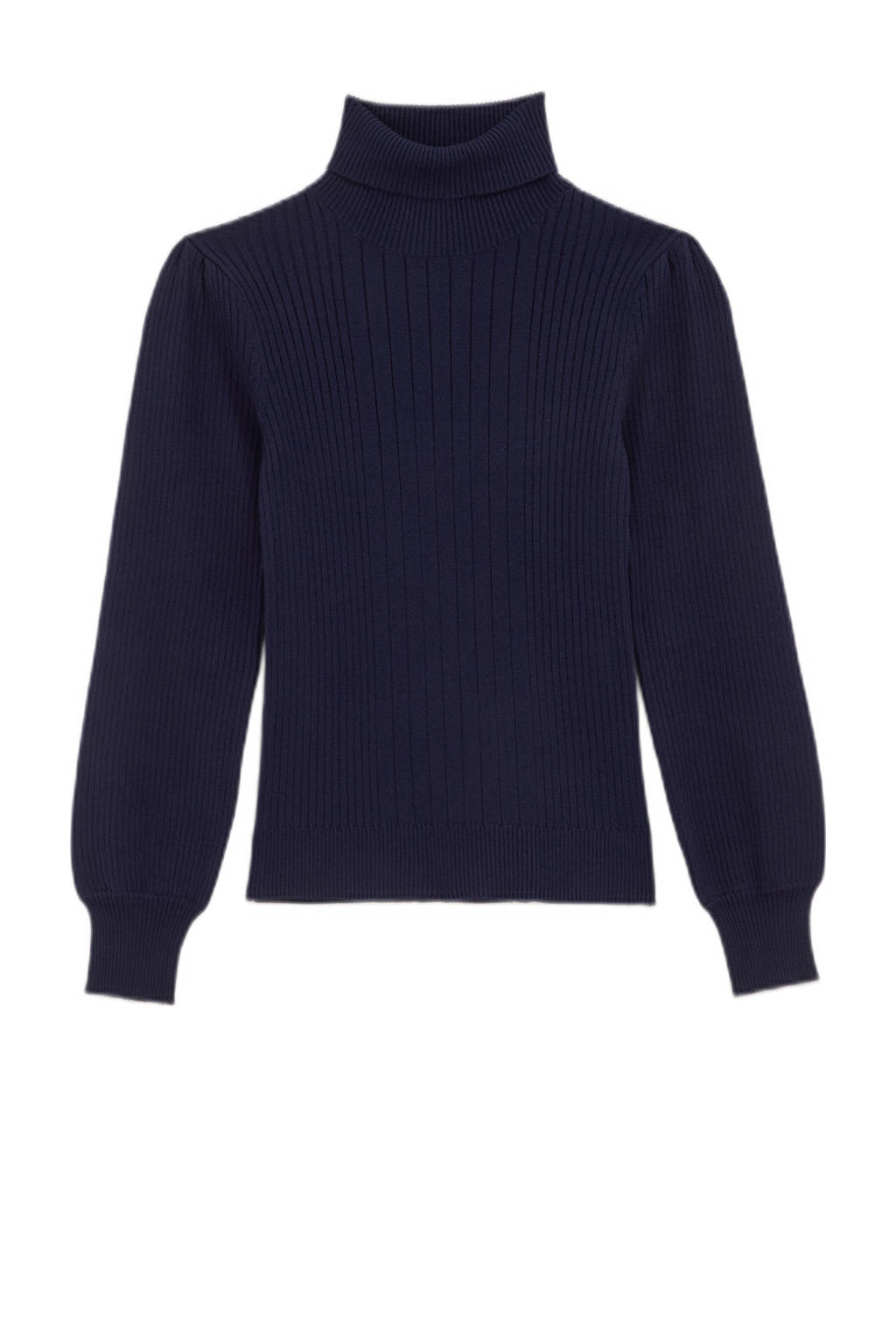 WE Fashion coltrui donkerblauw