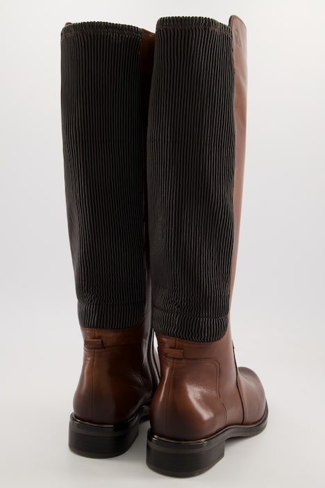 Caprice Lederstiefel, Stretcheinsatz, Nappaleder, Weite G