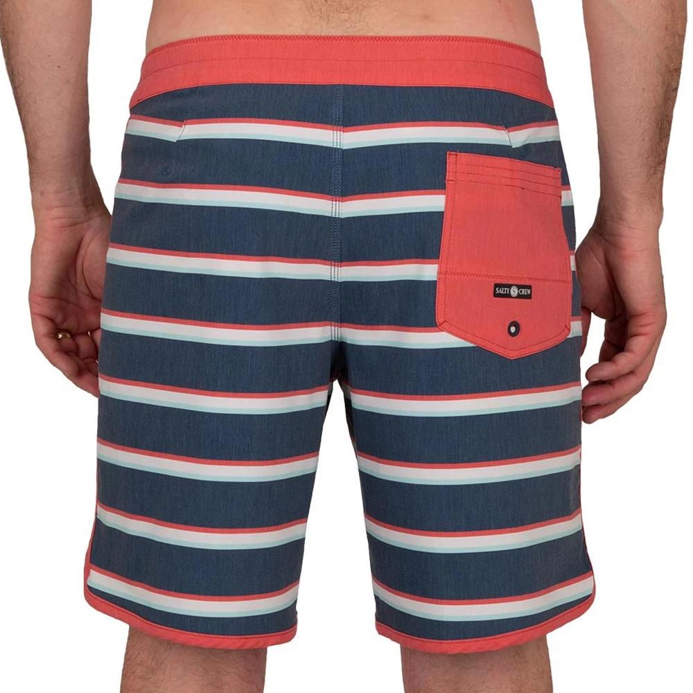 Salty Crew Short de Bain Marine/Rouge Homme Salty Crew Beachbreak