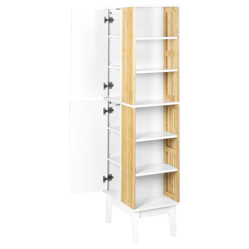 NUBES - Badkamerkast - Lichthout/Wit - MDF