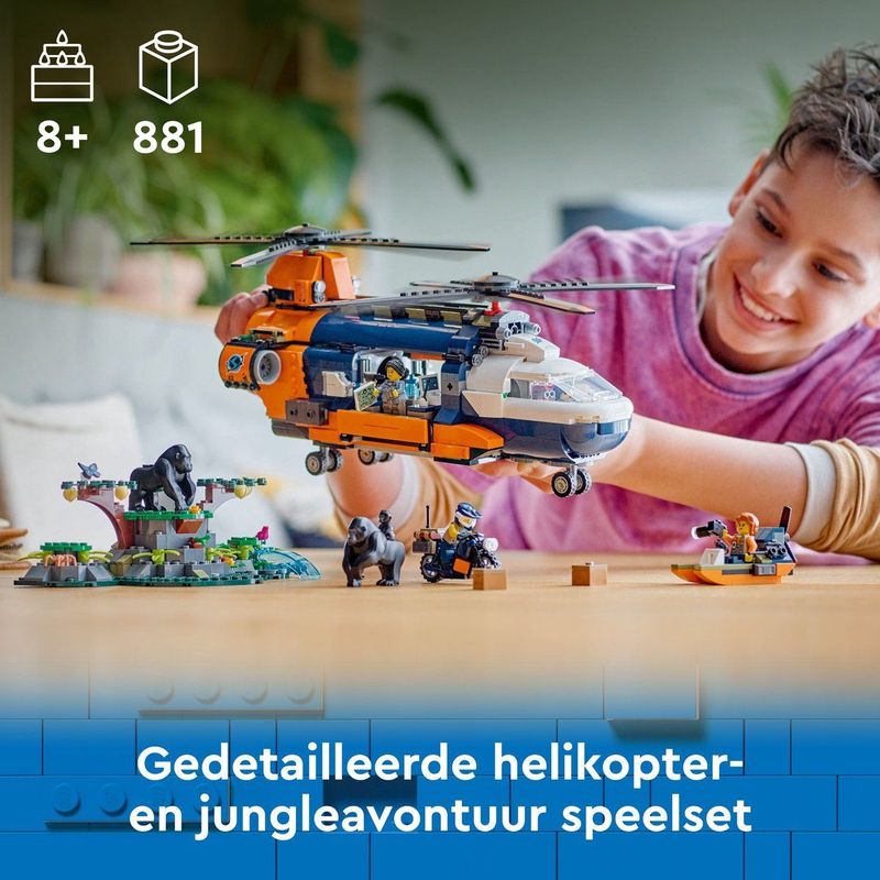 LEGO - City 60437 - Jungleonderzoekers - Speelset - Multi-kleur - Inclusief Minifiguren