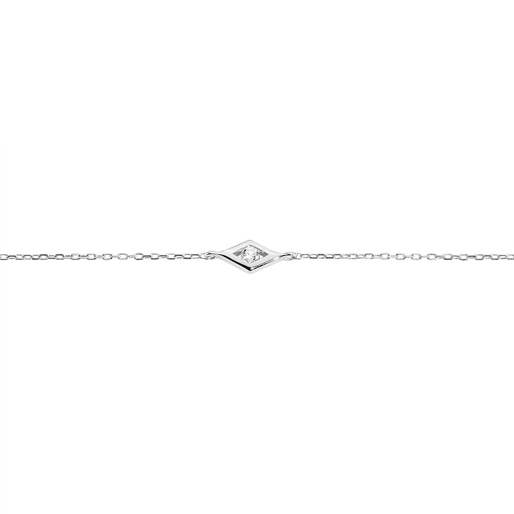 Bracelet Eirena Or Blanc Diamant