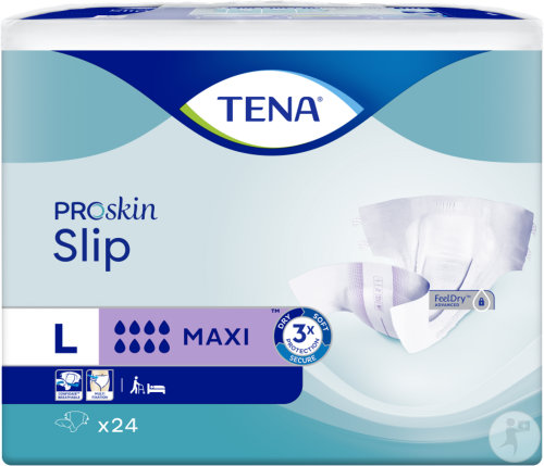 Tena Proskin Slip Maxi Change Complet D'Incontinence Large 24 Pièces