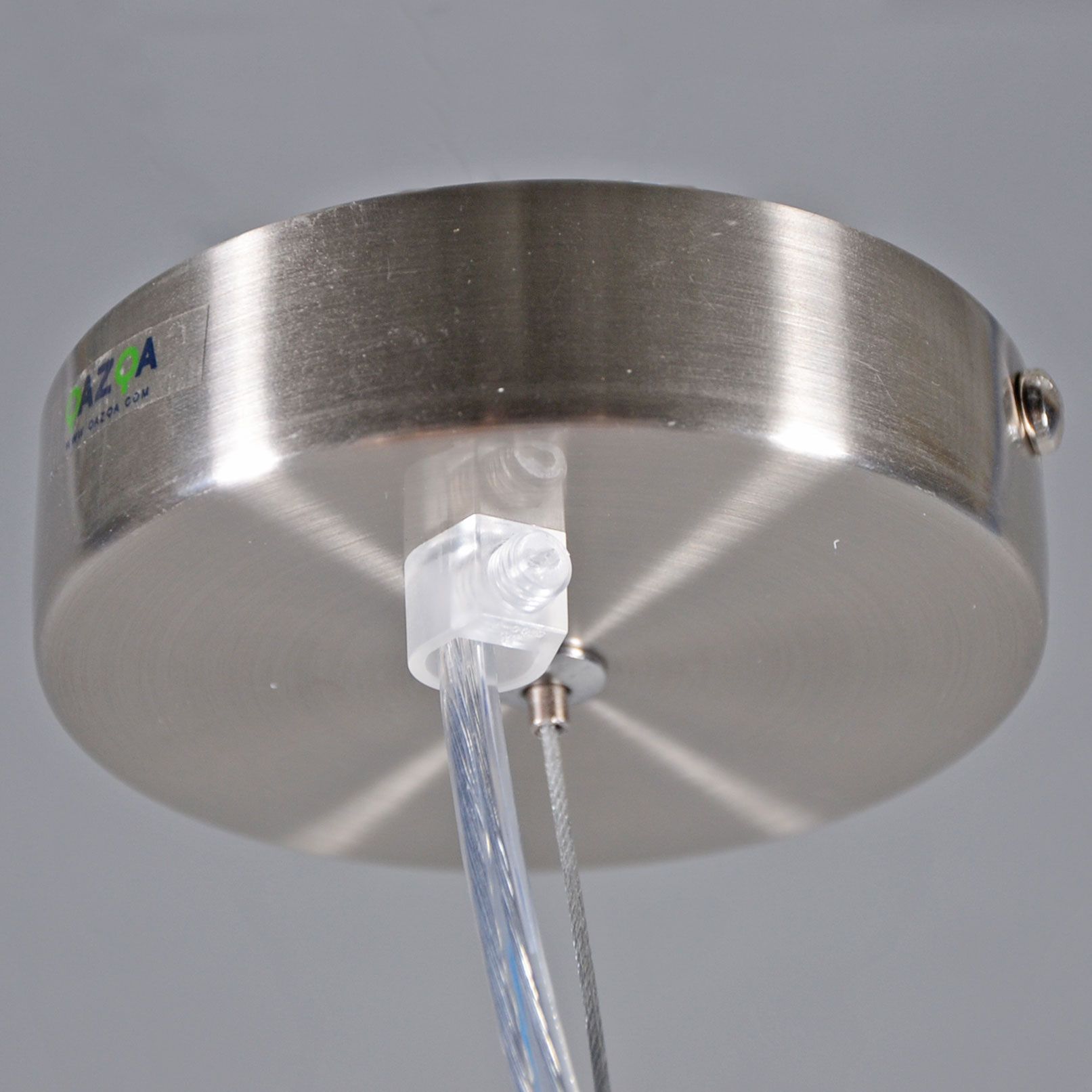 Moderne hanglamp staal met kap 45 cm zwart - Cappo 1