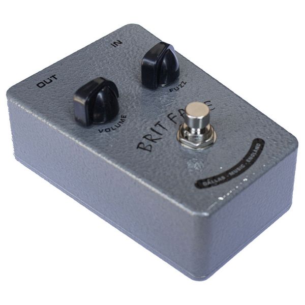 British Pedal Company Dallas Brit Face Fuzz Silver