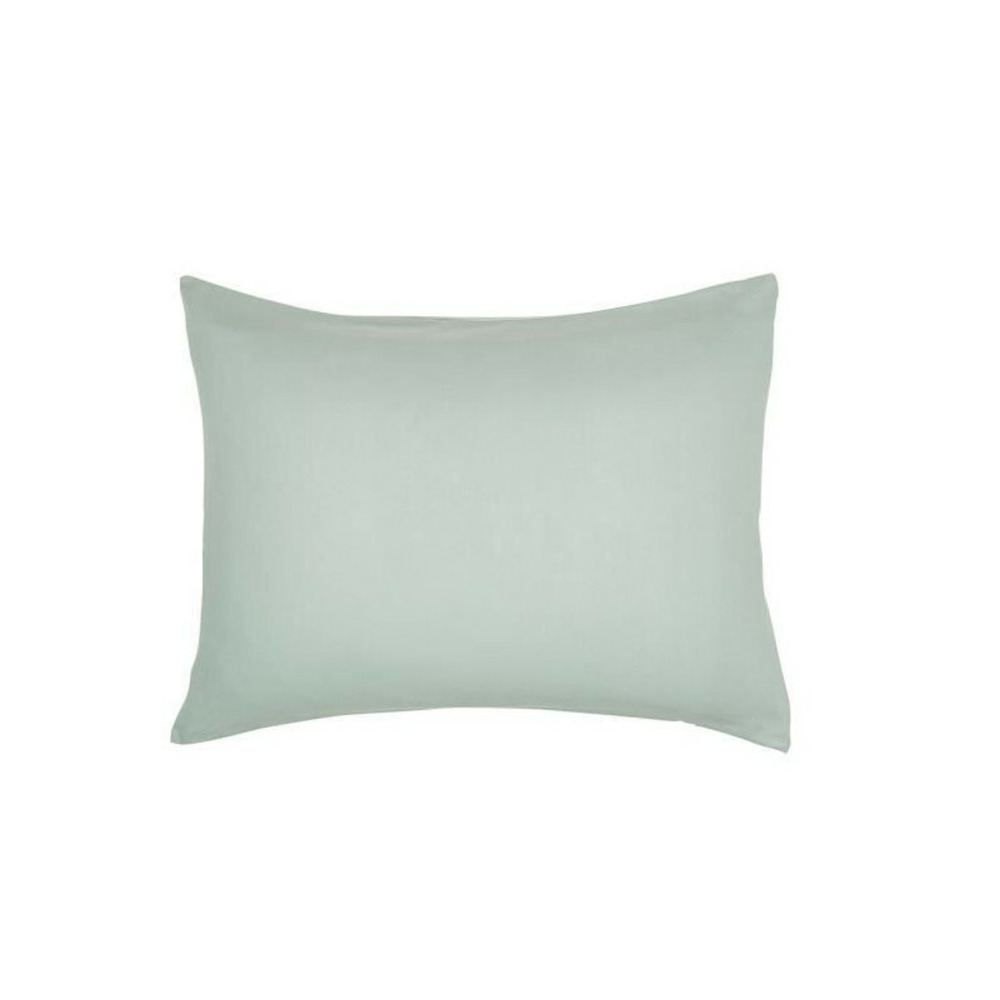 Taie d'oreiller essential - 50 x 70+5 cm - 100% coton uni - celadon