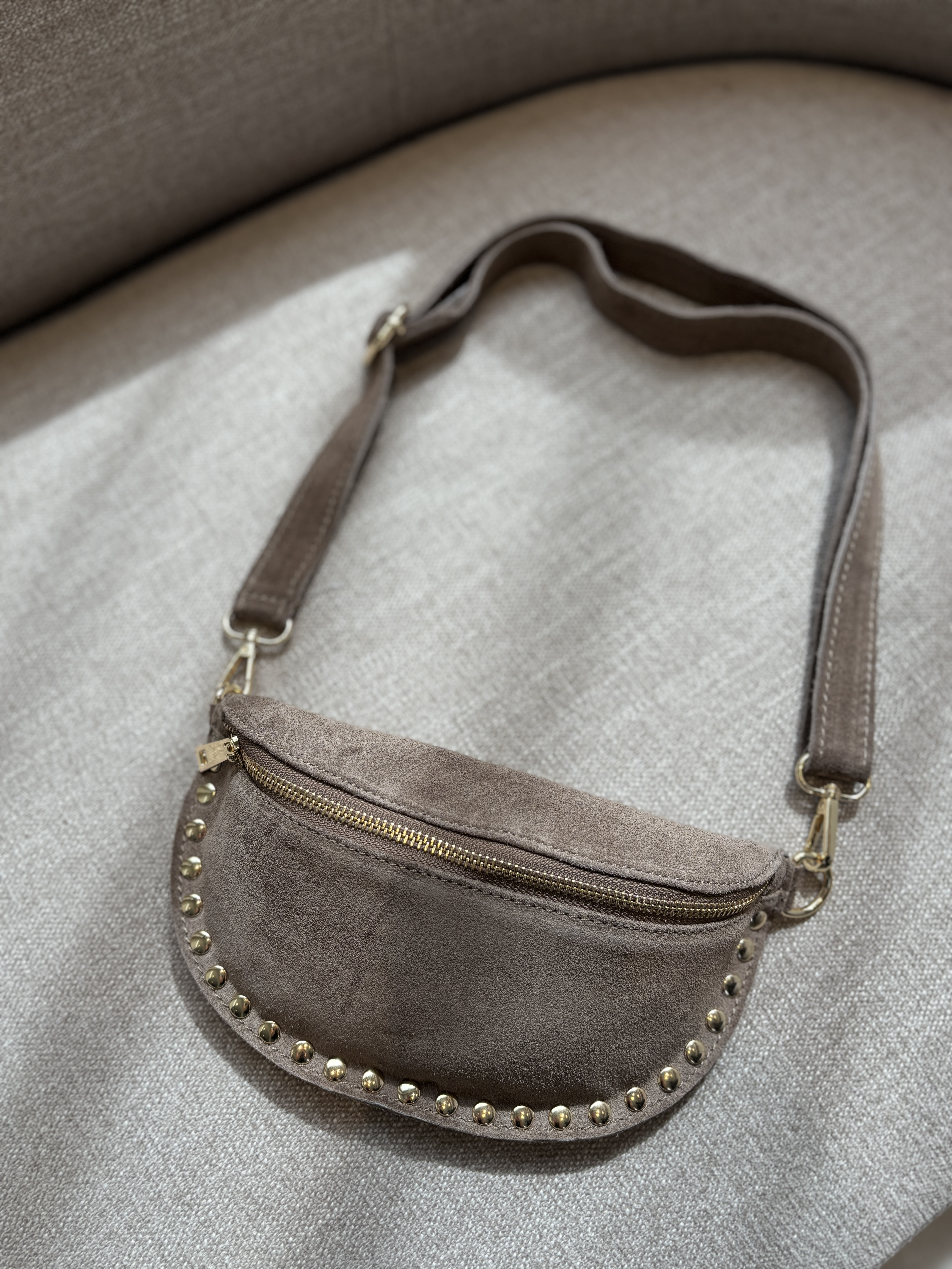 Debby Bumbag - Suede Taupe