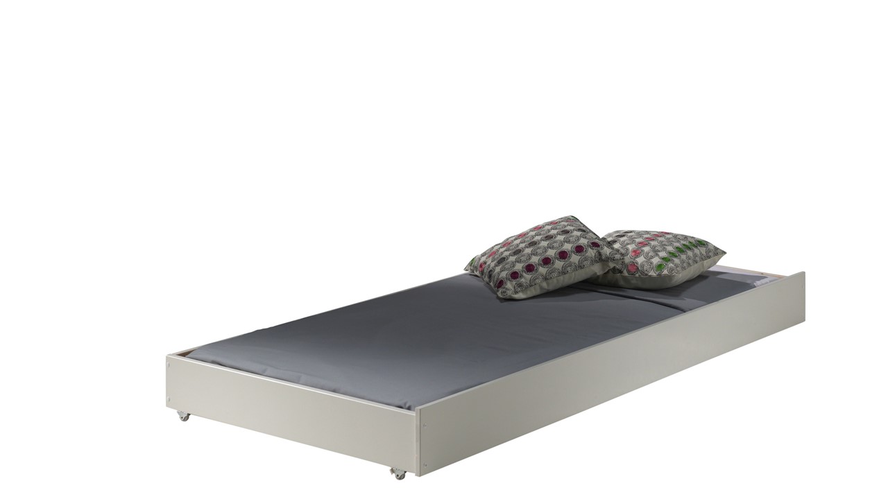 Stapelbed Scott 3-persoons met slaaplade wit