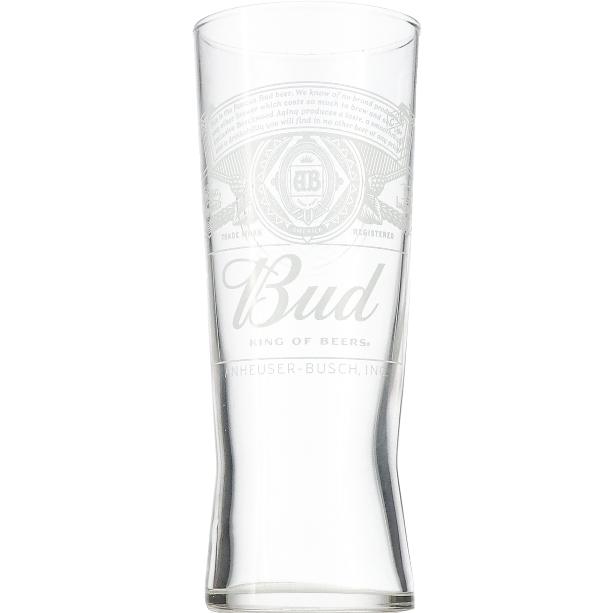 Budweiser Bierglas 25 cl