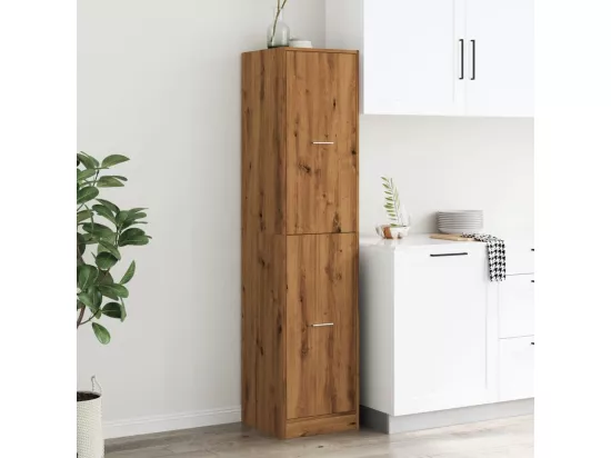 Armoire d'apothicaire chêne artisanal bois d'ingénierie