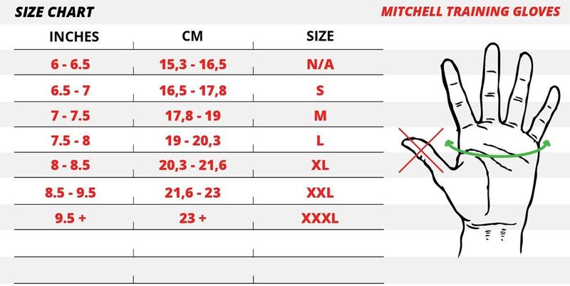 Gorilla Wear Mitchell Sporthandschoenen Unisex - Zwart - XL