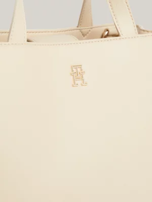 Bolsa Essential TH com Monograma e Listras