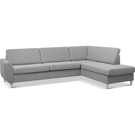 Madrid Nordic højrevendt open-end sofa - lysegrå