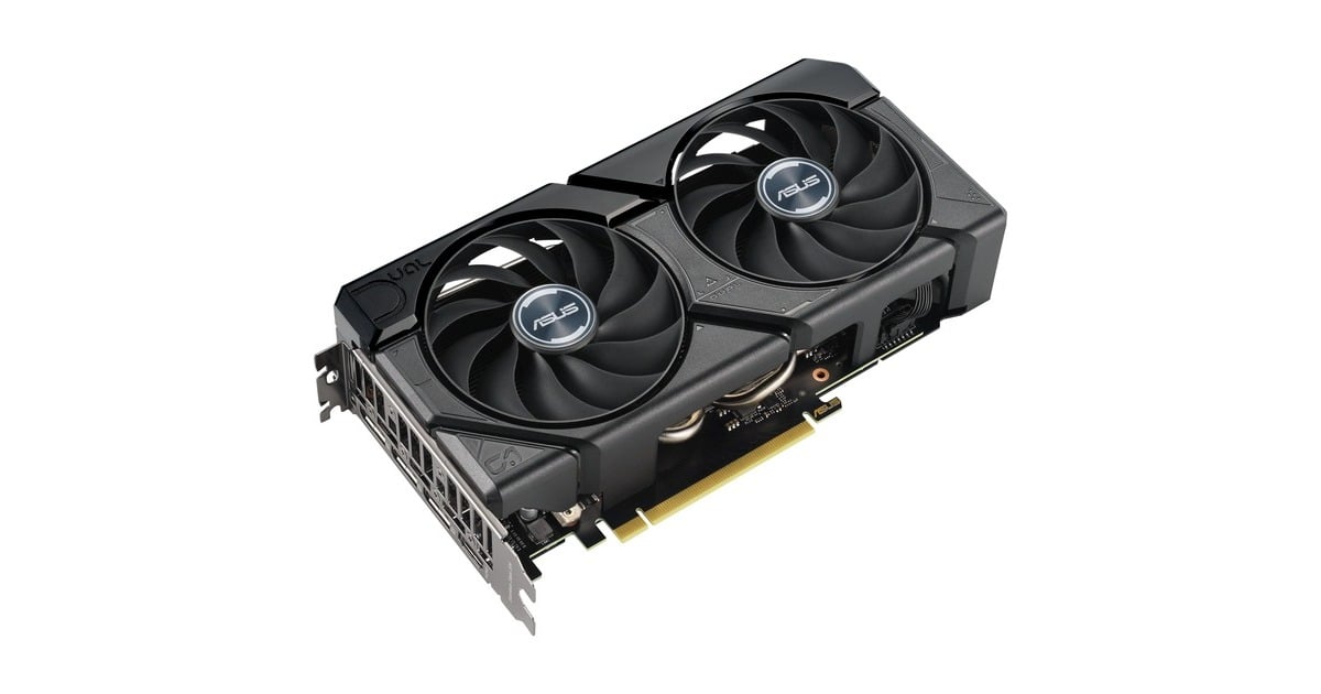 ASUSDUAL GeForce RTX 4060 Ti EVO OC grafische kaart  (1x HDMI, 3x DisplayPort, DLSS 3)