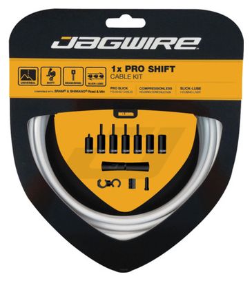 Kit Câbles et Gaine Jagwire 1x Pro Shift Kit Blanc