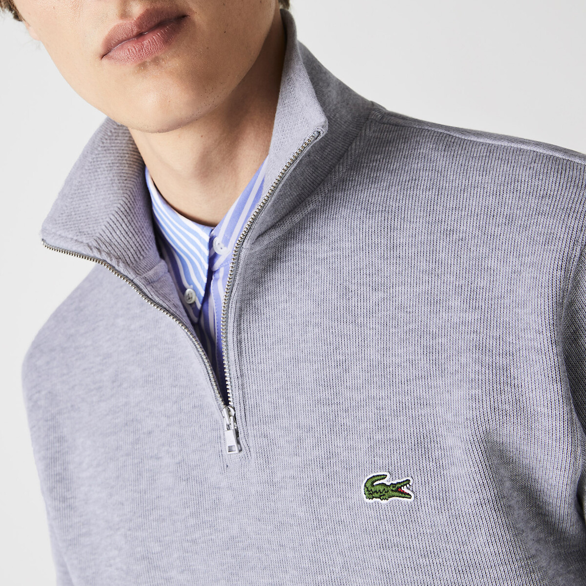 LACOSTE<br>Suéter com gola e zíper Lacoste Sport
