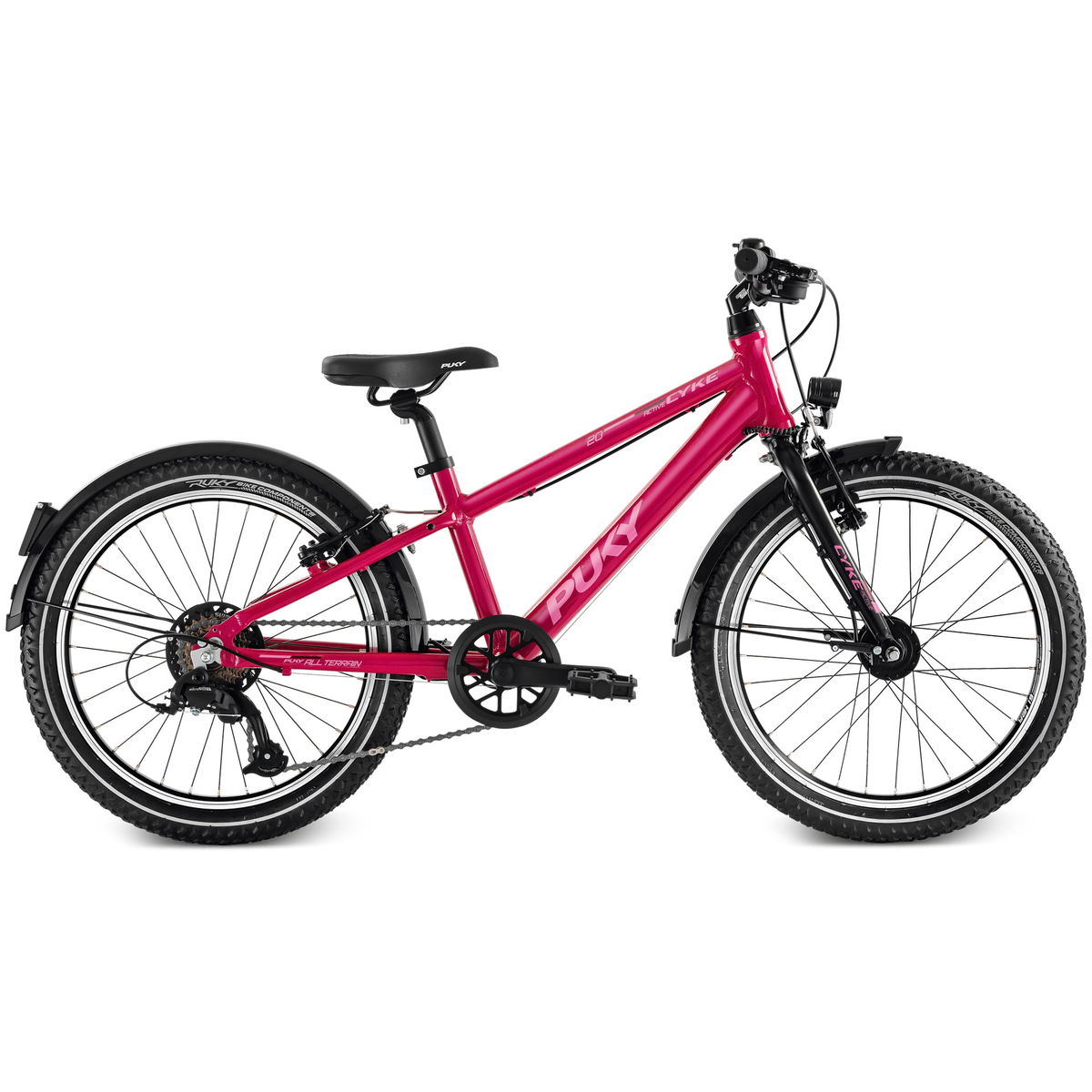 PukyPuky   CYKE Active 7 Gang berry/black 20 Zoll