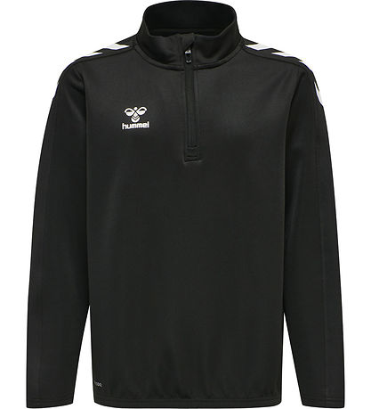 Hummel Sweatshirt - hmlCore XK Half Zip Poly - Schwarz