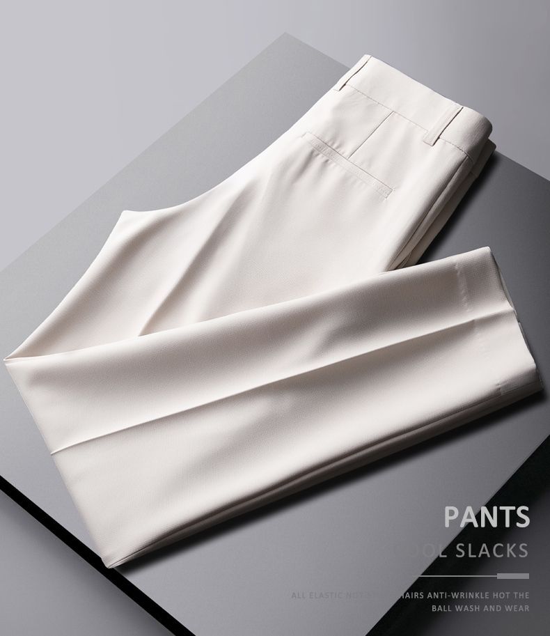 Andrei - Cropped Straight Leg Dress Pants