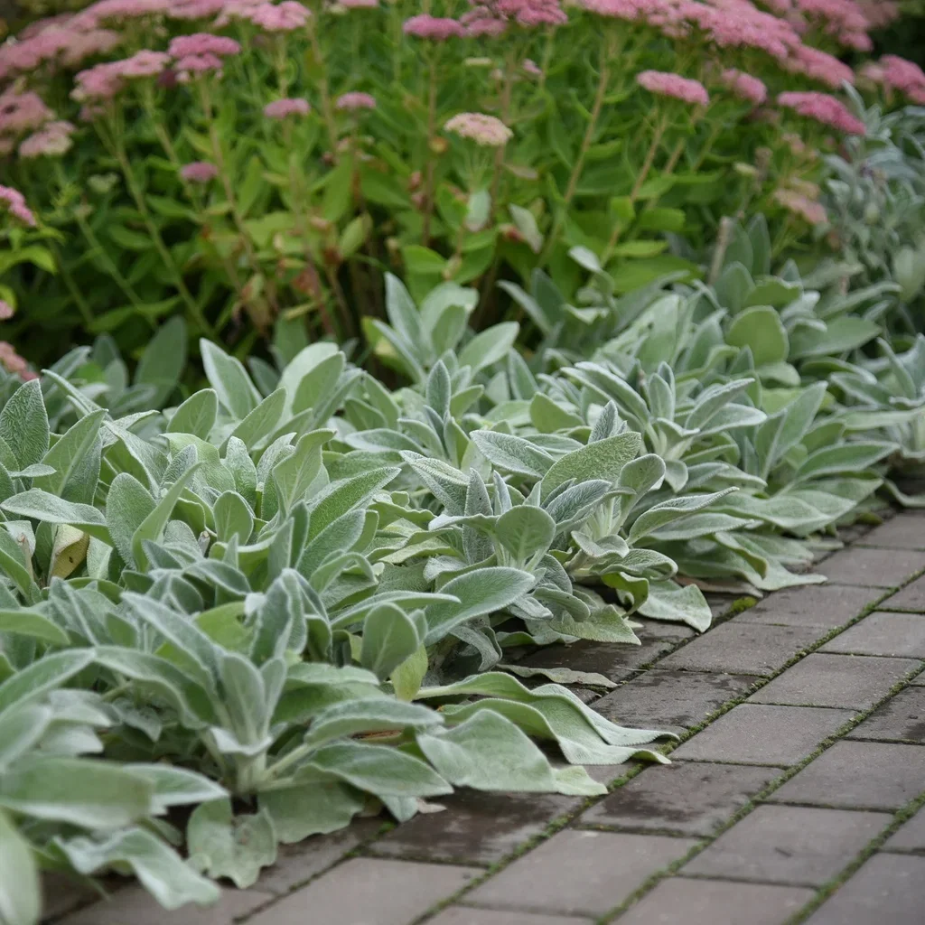 Stachys byzantina 'Silver Carpet' Lammeøre  'Silver Carpet' Ø11 cm