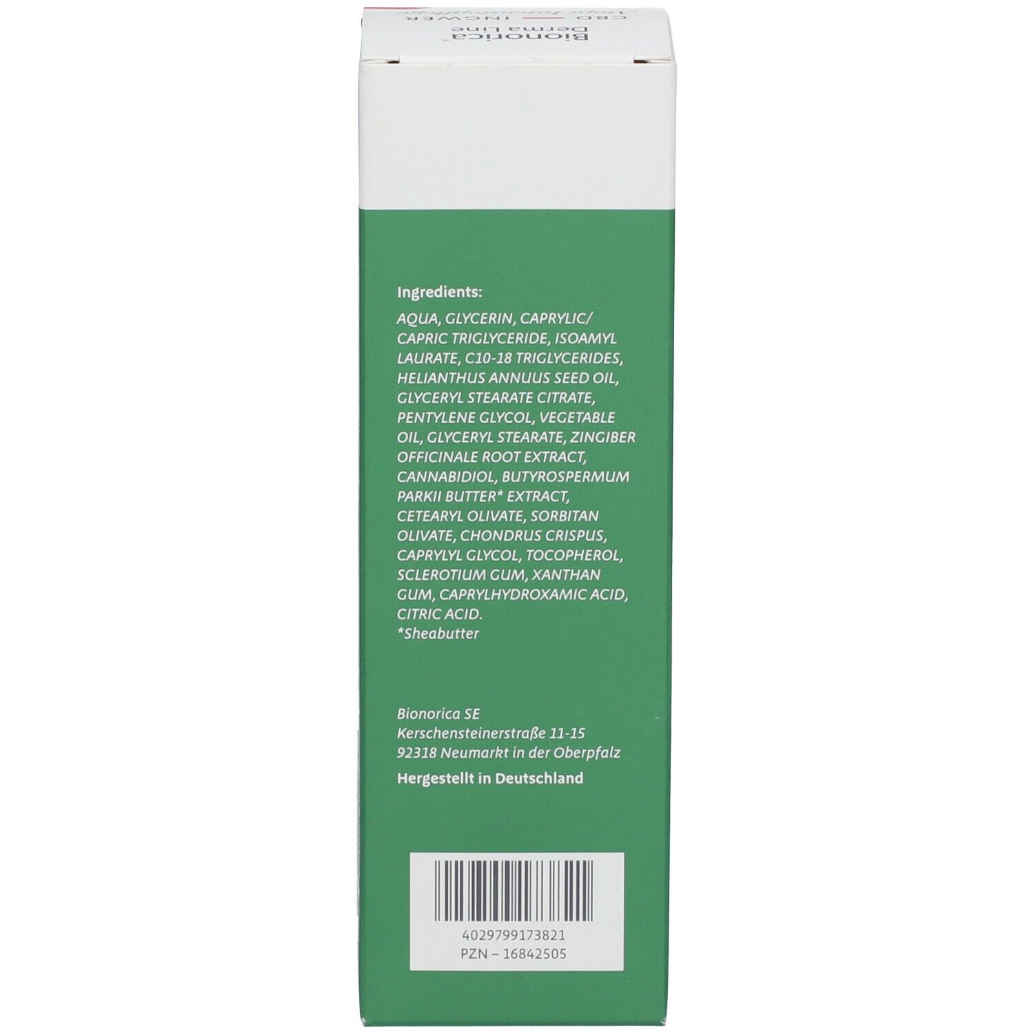 Bionorica® Derma Line CBD Ingwer Atopi Intensivpflege