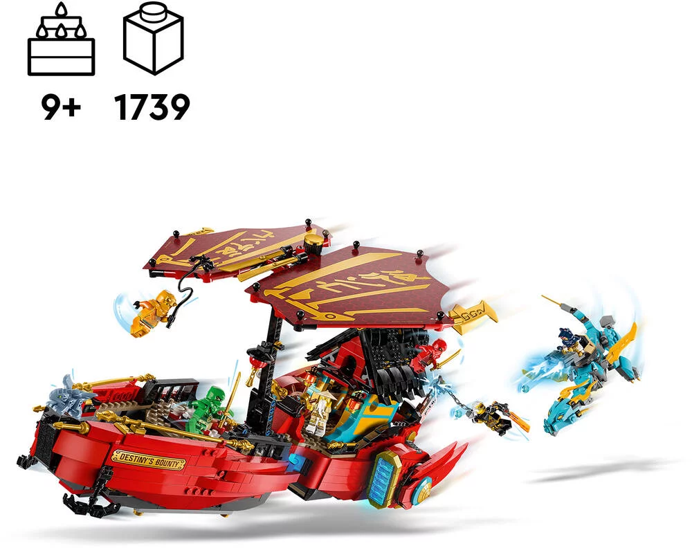 LEGO®NINJAGO® 71797 LE QG DES NINJAS - LA COURSE CONTRE LA MONTRE